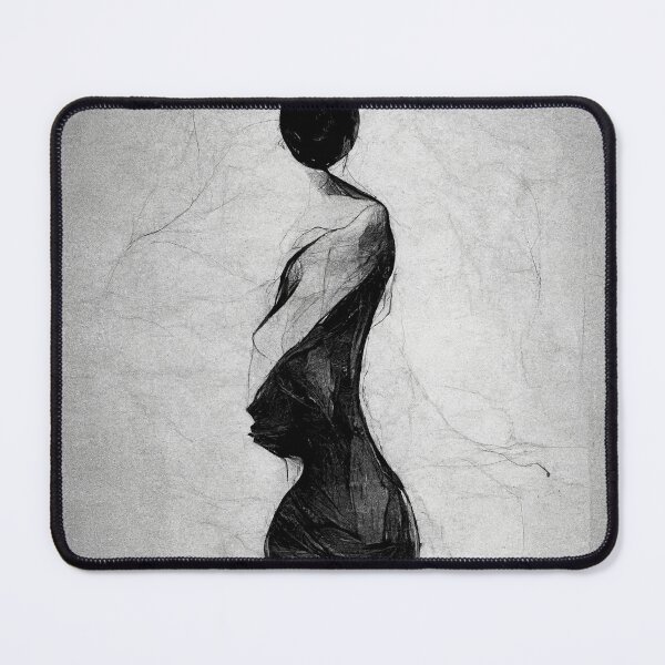 Item preview, charcoal woman designed and sold by Immersive Art.
