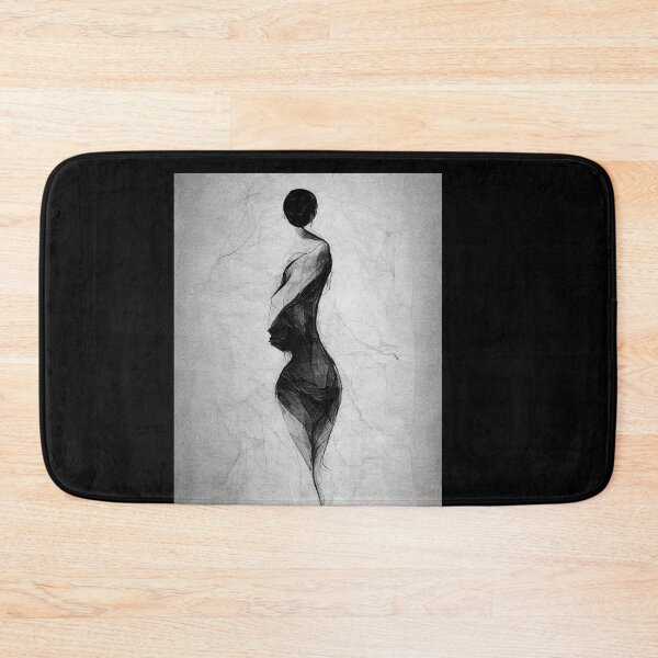 Item preview, charcoal woman designed and sold by Immersive Art.