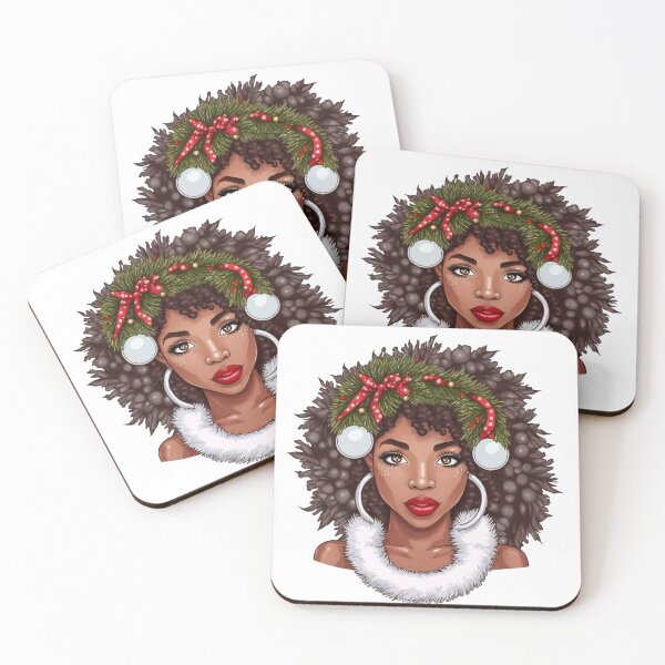 Item preview, Black Woman Christmas Graphic 001 designed and sold by Sylvieb3.