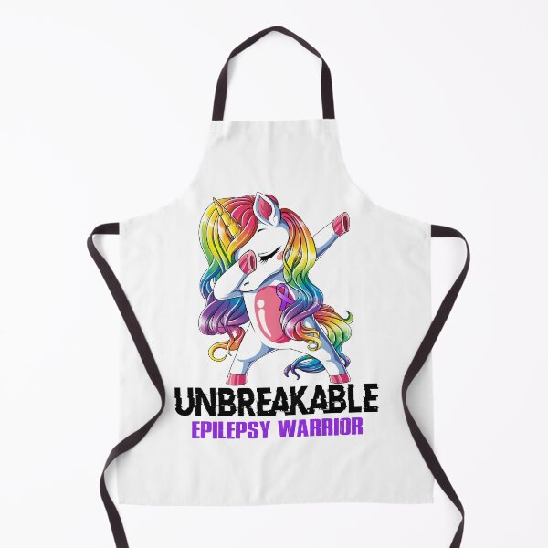 Item preview, Epilepsy Awareness - Unicorn Epilepsy Warrior Ribbon UNBREAKABLE designed and sold by Fernandezf.