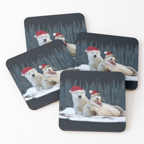 Item preview,  CHRISTMAS POLAR BEAR FAMILY designed and sold by THE AMERICAN TEEVANGELIST.