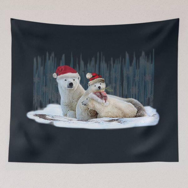 Item preview,  CHRISTMAS POLAR BEAR FAMILY designed and sold by THE AMERICAN TEEVANGELIST.