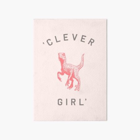 Clever Girl Art Board Print