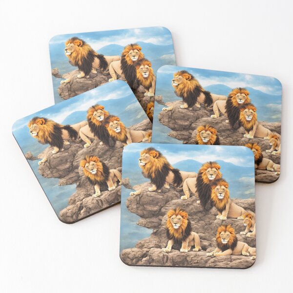 Item preview, pride of lions on the rocks  designed and sold by David-Howells.