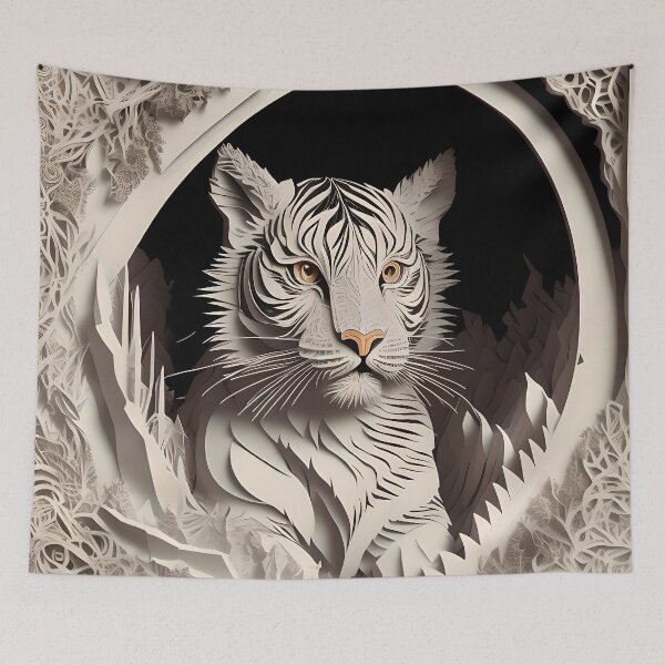 Item preview, Wonderous PaperCraft Tiger designed and sold by Zachary Pytlarz.