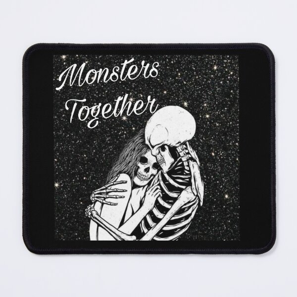 Item preview, Monsters Together Skeletons in Space designed and sold by 7designsbynature.