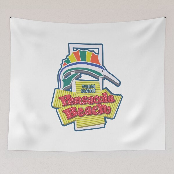 Item preview, Pensacola Beach sign designed and sold by BrshnSktchStdio.