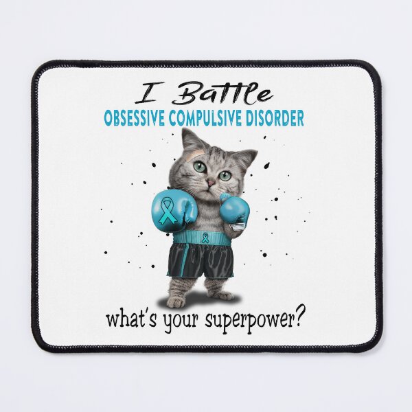 Item preview, Obsessive Compulsive Disorder Warrior - I Battle Obsessive Compulsive Disorder What Is Your Superpower? designed and sold by Jennpak.