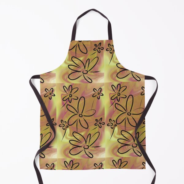 Item preview, Line-art flowers pattern designed and sold by altairaleon.