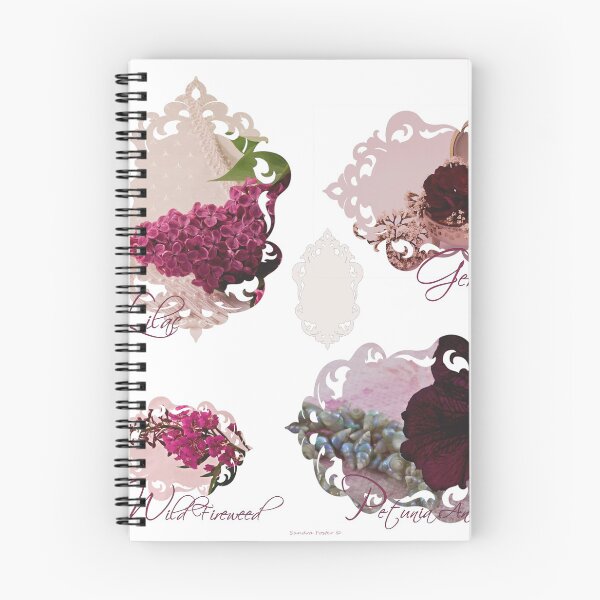 Item preview, Lilac, Geranium, Fireweed And Petunia Photo Collage designed and sold by Sandra Foster.