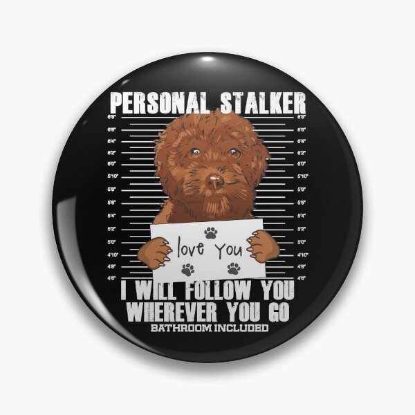 Item preview, Funny Cockapoo Dog Stalker Cartoon designed and sold by MrEddie10.