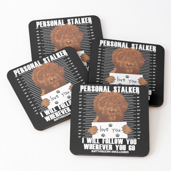Item preview, Funny Cockapoo Dog Stalker Cartoon designed and sold by MrEddie10.