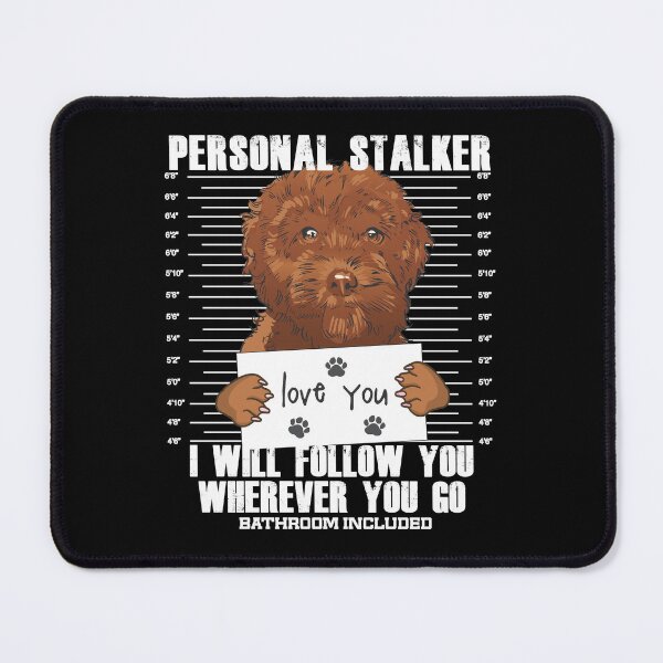 Item preview, Funny Cockapoo Dog Stalker Cartoon designed and sold by MrEddie10.