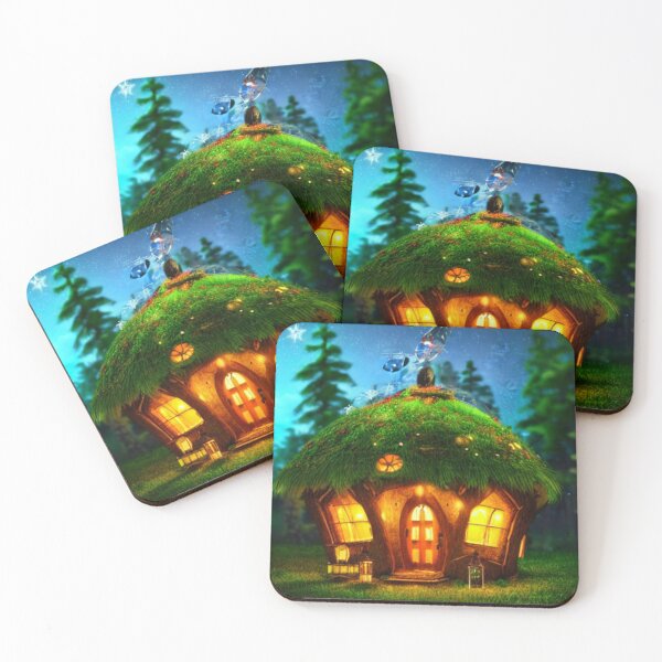 Item preview, Round Grass Roofed Fairytale Cottage designed and sold by BrightC.
