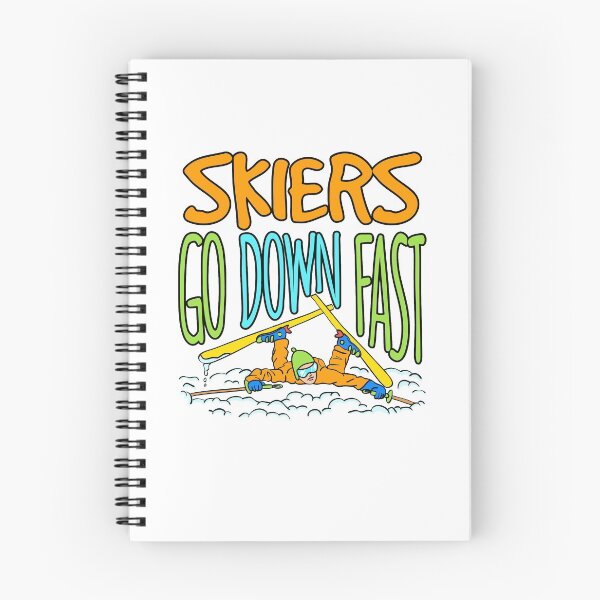 Item preview, Skiers Go Down Fast Skiing designed and sold by jaygo.