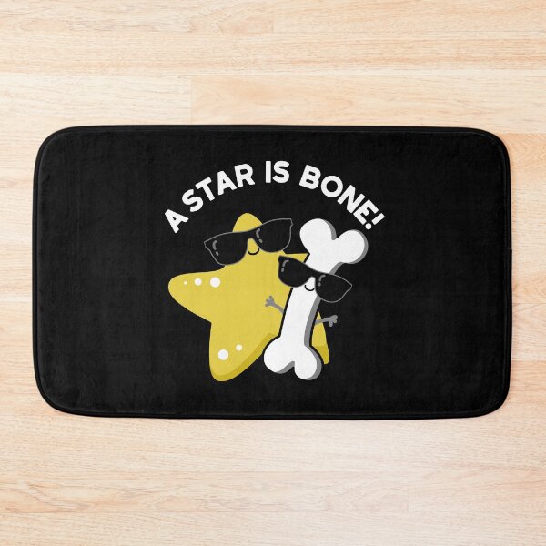 Item preview, A Star Is Bone Funny Movie Title Puns (Dark BG) designed and sold by punnybone.