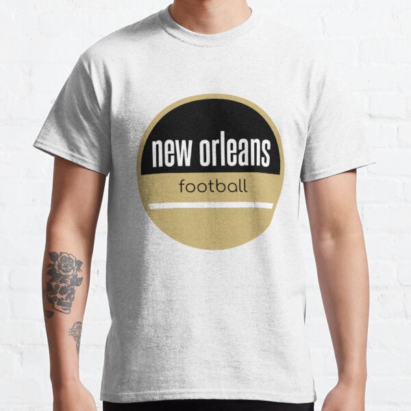 New Orleans Saints Classic T-Shirt from Homage. | Officially Licensed Vintage NFL Apparel from Homage Pro Shop.