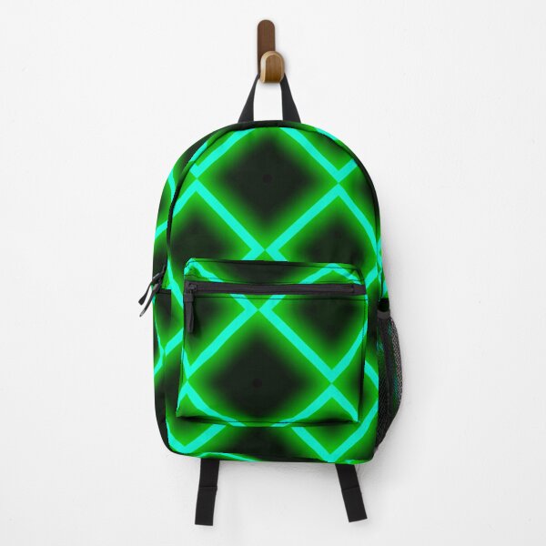Artikelvorschau, Cooles hellgrünes Neondiamant-Muster entworfen und verkauft von Dioscuri Digital.