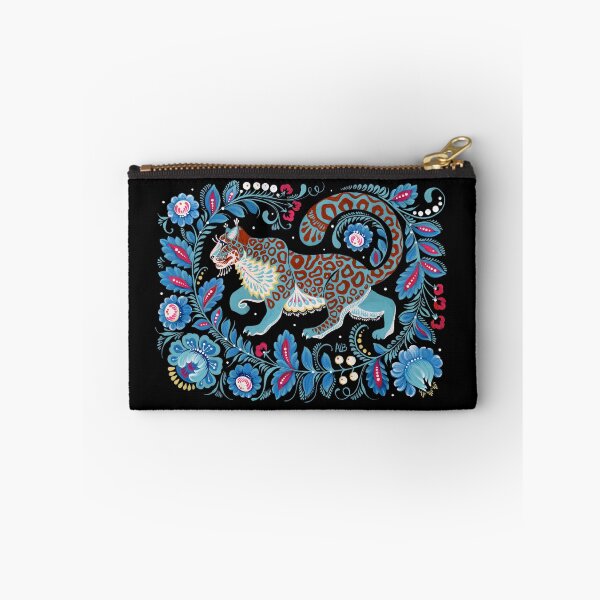Item preview, Snow Leopard Folk Art  designed and sold by Anna Bucciarelli.