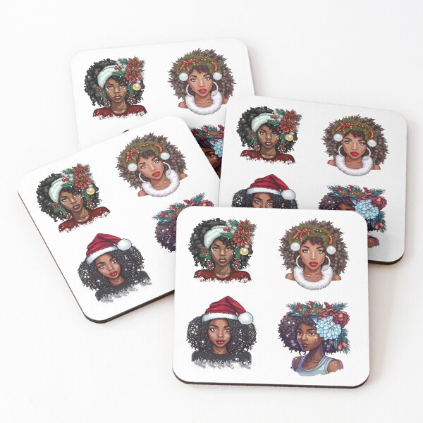 Item preview, Black Woman Christmas Graphics Vol 1 designed and sold by Sylvieb3.