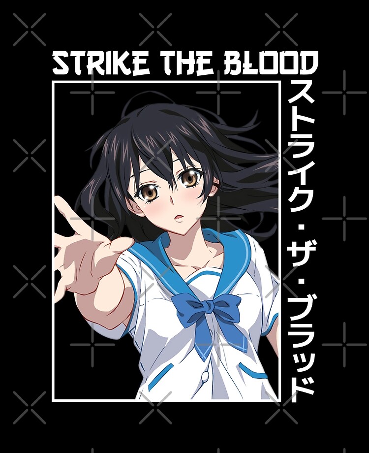 Kojou Akatsuki Strike the Blood Anime Girl Waifu Fanart Sticker