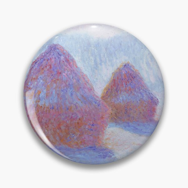 Item preview, Luna Haystacks (Effect of Snow and Sun) (1891) by Claude Monet designed and sold by Dareshift.