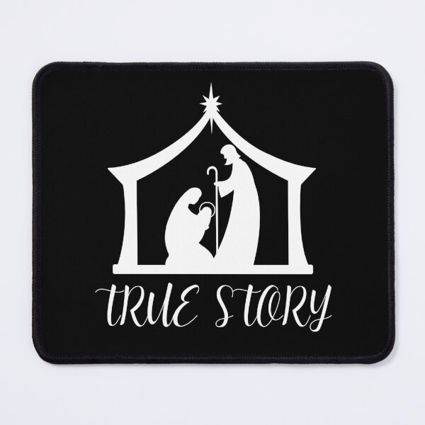 Item preview, True story christmas nativity White Silhouette designed and sold by RIXXI HEY CO..