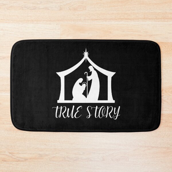 Item preview, True story christmas nativity White Silhouette designed and sold by RIXXI HEY CO..