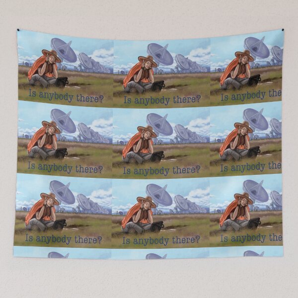 Item preview, CQ… Is Anyone There? designed and sold by xandra-homes.