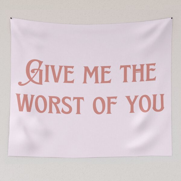 Item preview, Worst of you lyric image designed and sold by katiebca2.