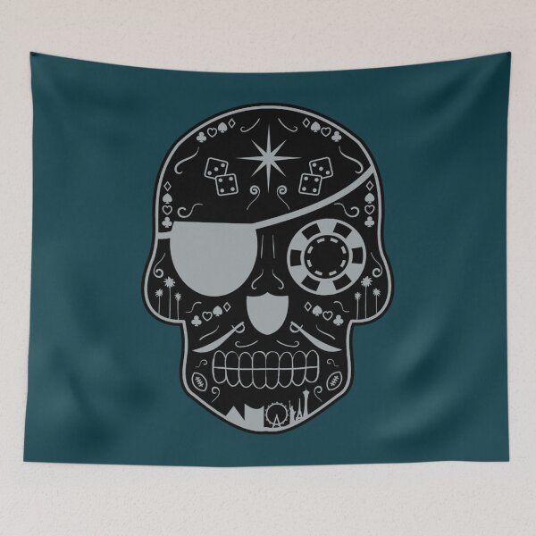 Item preview, Las Vegas Football Sugar Skull   designed and sold by streetzrart.
