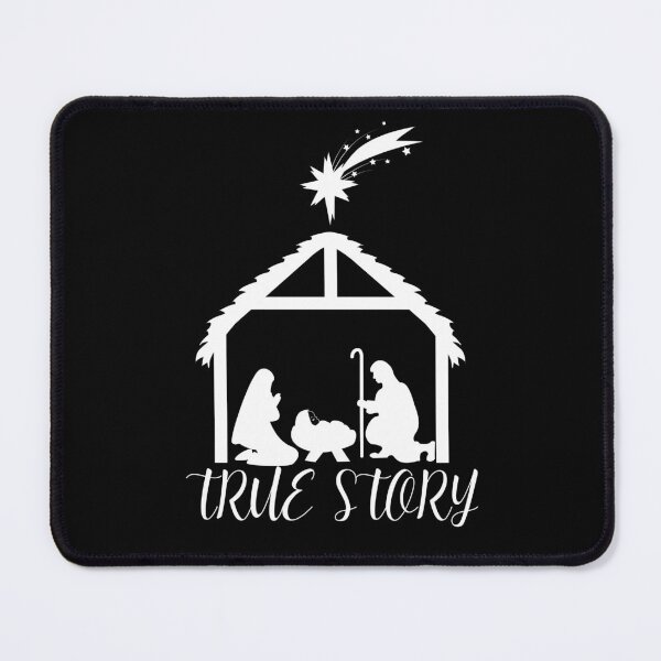 Item preview, True story christmas nativity White Silhouette designed and sold by RIXXI HEY CO..