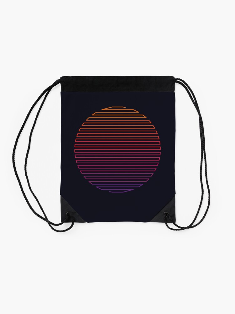 Alternate view of Linear Light Drawstring Bag
