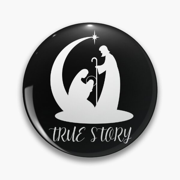 Item preview, True story christmas nativity White Silhouette designed and sold by RIXXI HEY CO..
