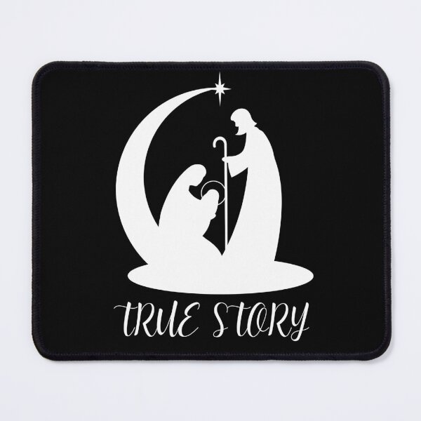 Item preview, True story christmas nativity White Silhouette designed and sold by RIXXI HEY CO..