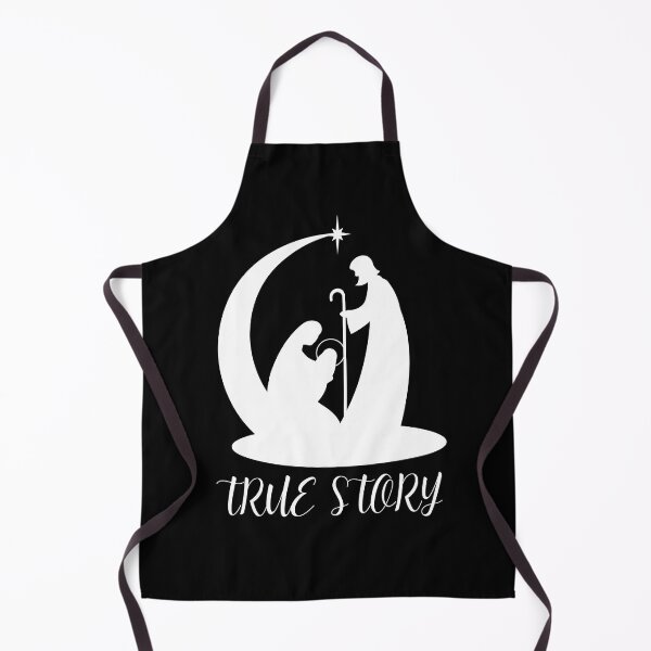 Item preview, True story christmas nativity White Silhouette designed and sold by RIXXI HEY CO..