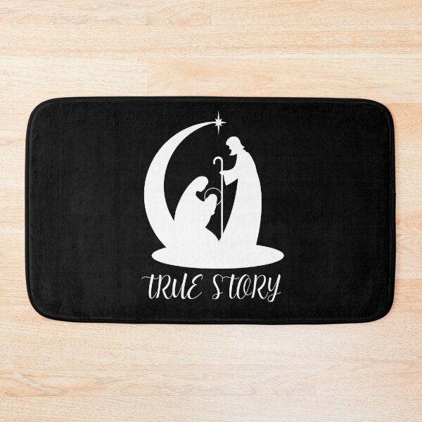 Item preview, True story christmas nativity White Silhouette designed and sold by RIXXI HEY CO..