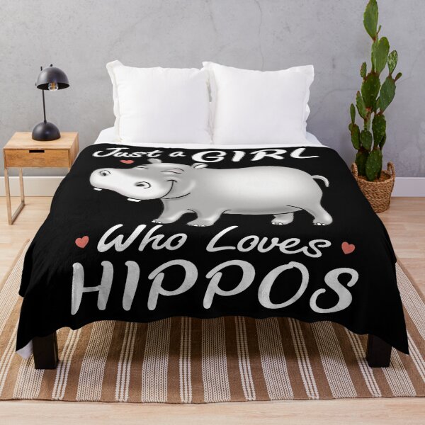 Item preview, Just A Girl Who Loves Hippos Hippopotamus designed and sold by pablomendoza.