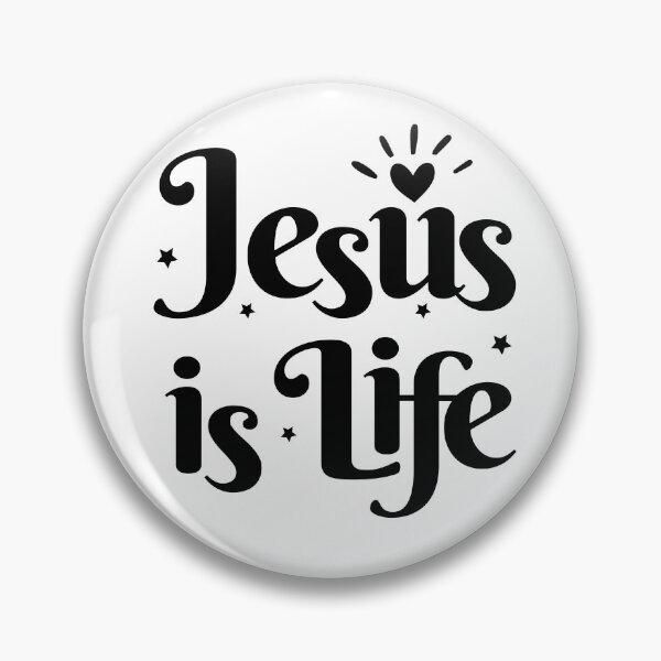 Item preview, Jesus is Life - Christian Quote designed and sold by ChristianLife.