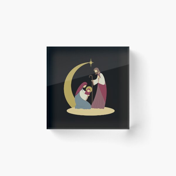 Item preview, Nativity Scene Jesus Mary Joseph and the star  designed and sold by RIXXI HEY CO..
