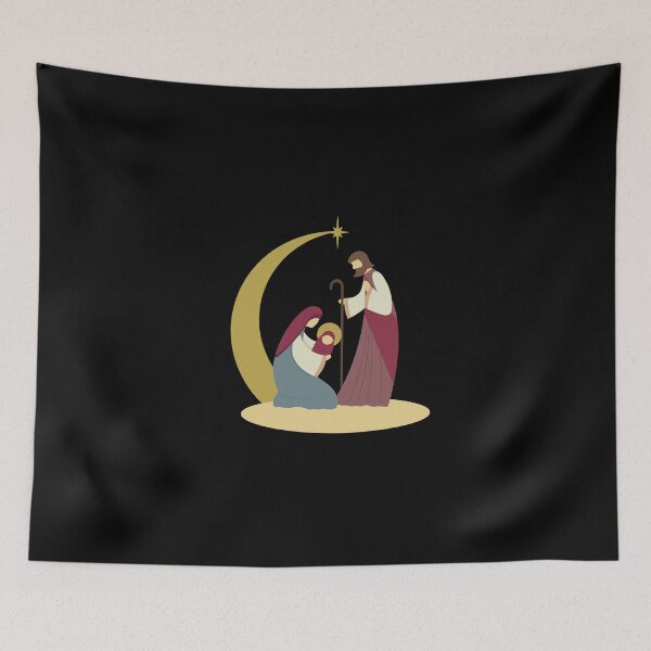 Item preview, Nativity Scene Jesus Mary Joseph and the star  designed and sold by RIXXI HEY CO..