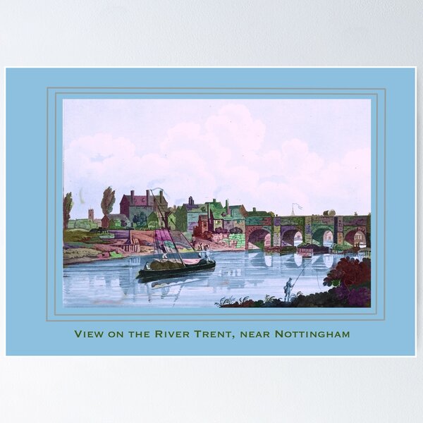 Item preview, View on the River Trent near Nottingham  designed and sold by Malcolm Walker.