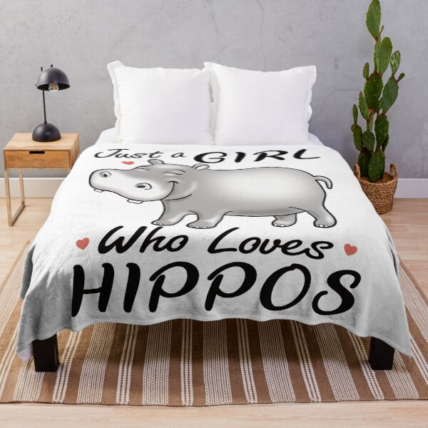 Item preview, Just A Girl Who Loves Hippos designed and sold by pablomendoza.