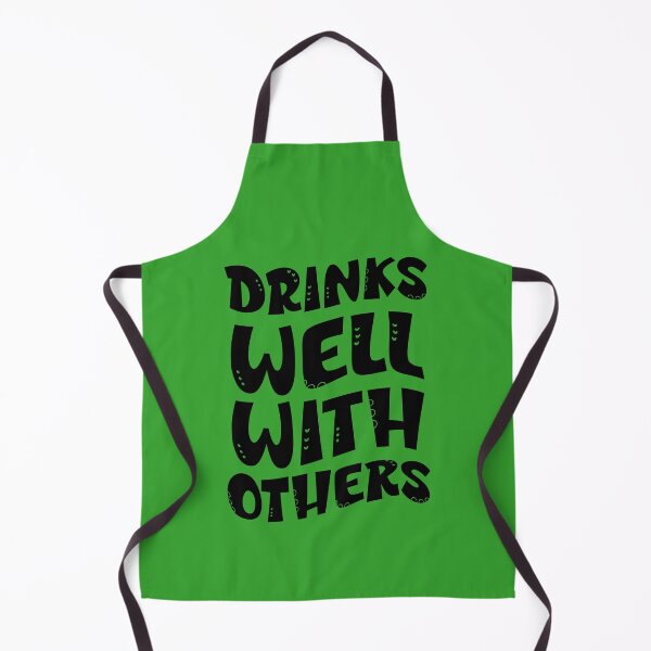 Item preview, Drinks Well with Others, Funny Alcohol Lover, Funny beer Lover, Funny Drinking Quote designed and sold by DesignHouse07.