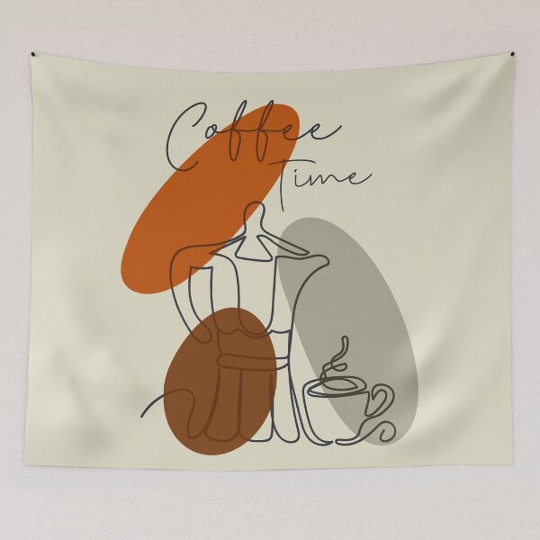 Item preview, Coffee time boho artwork  designed and sold by TipTopTapo.