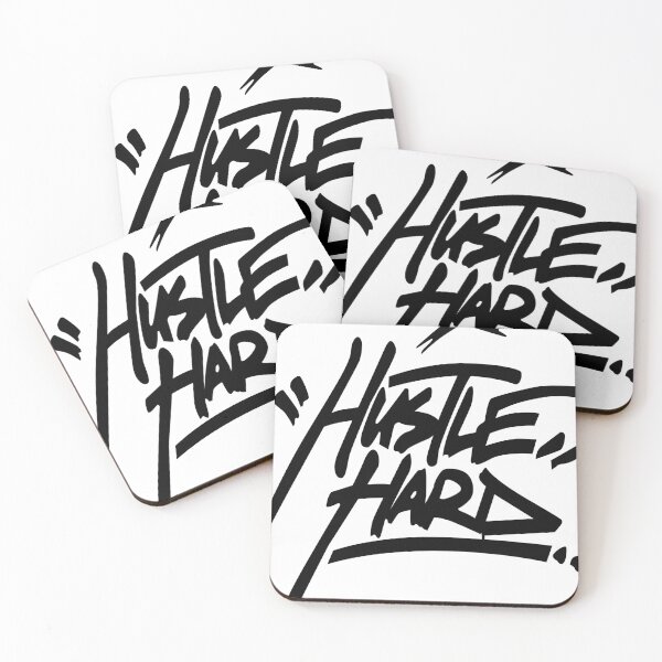 Item preview, Hustle Hard 2 - Black designed and sold by Tee4Daily.
