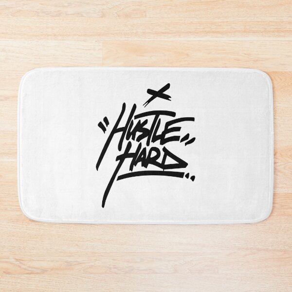 Artikelvorschau, Hustle Hard 2 - Schwarz entworfen und verkauft von Tee4Daily.