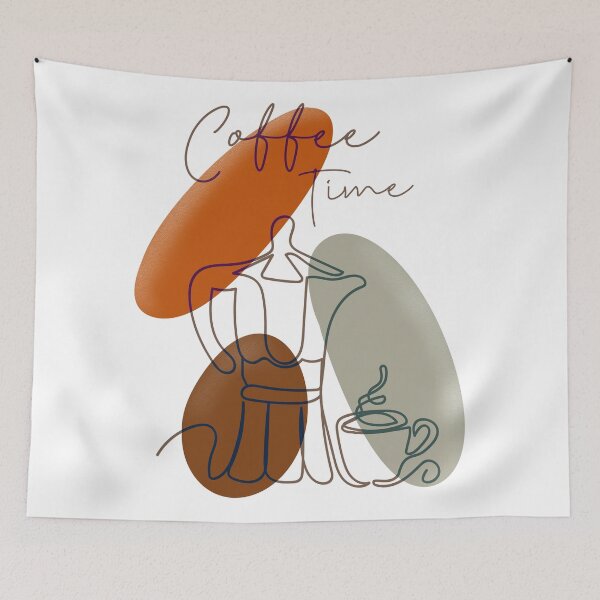 Item preview, Coffee time boho artwork  designed and sold by TipTopTapo.