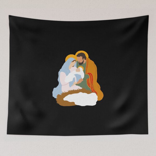 Item preview, Nativity Scene Jesus Mary and Joseph designed and sold by RIXXI HEY CO..