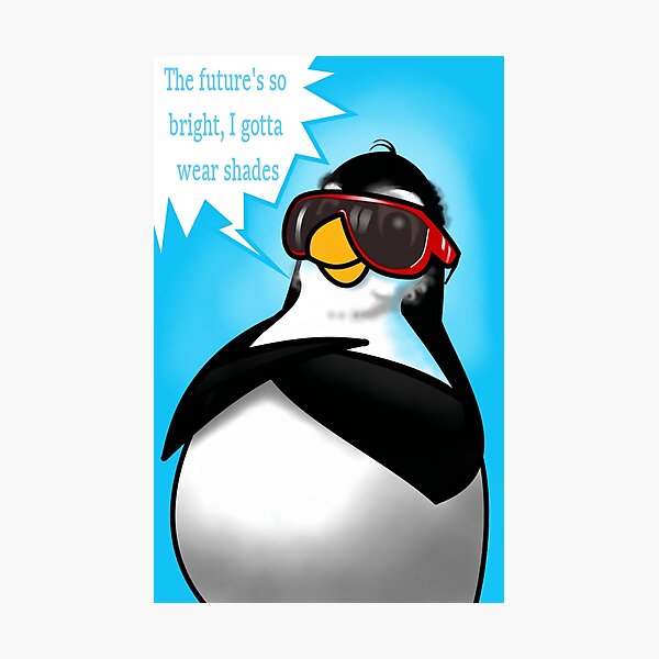 Penguin Fun - Cool Times Photographic Print